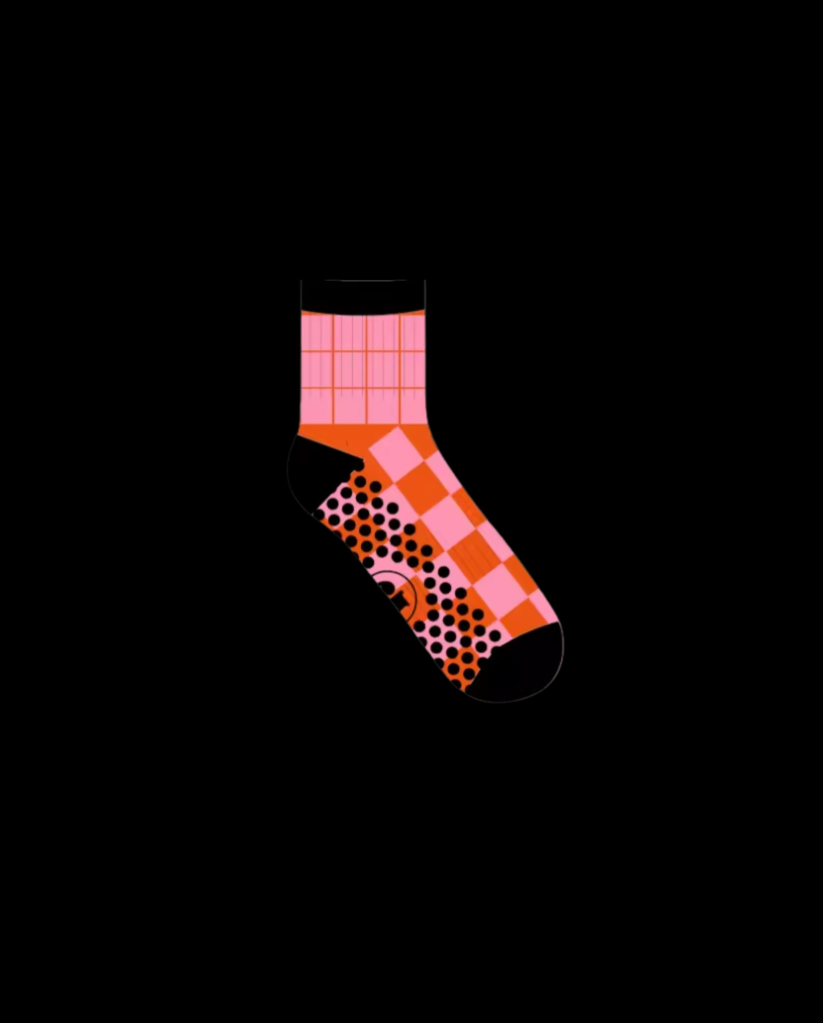 The Retro Check Crew Bright