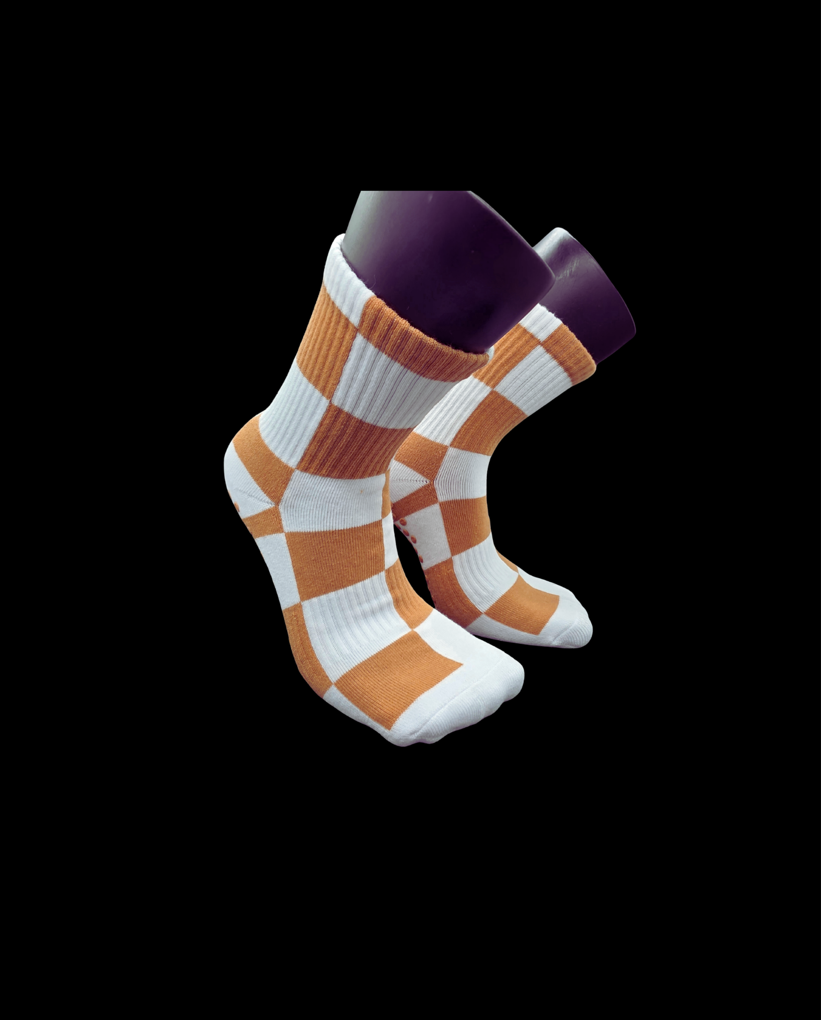 checkered grip socks Crew Pilates 
