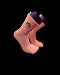 pink crew grip socks Pilates pony 